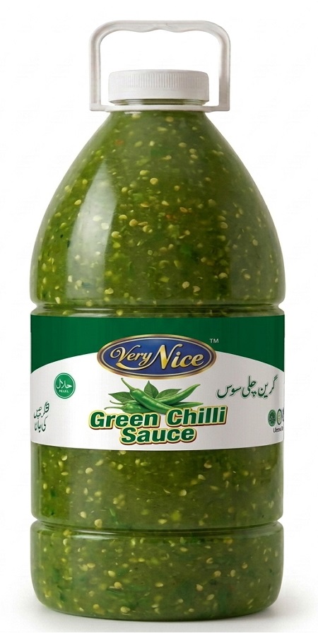 Very Nice Green Chilli Sauce — illustrative packaging
